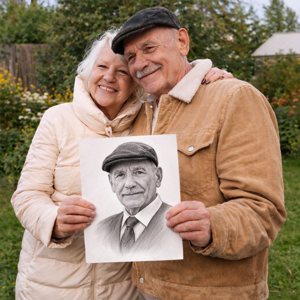 Portret przyszłego męża wraz z opisem