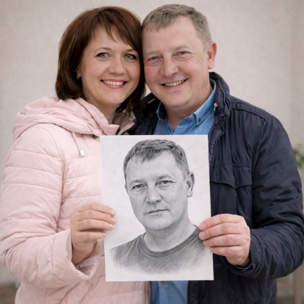 Portret przyszłego męża wraz z opisem